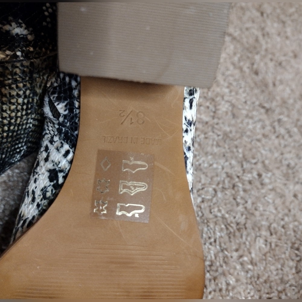 Madewell Snake Embossed Ankle Boots 8.5 - Picture 11 of 14